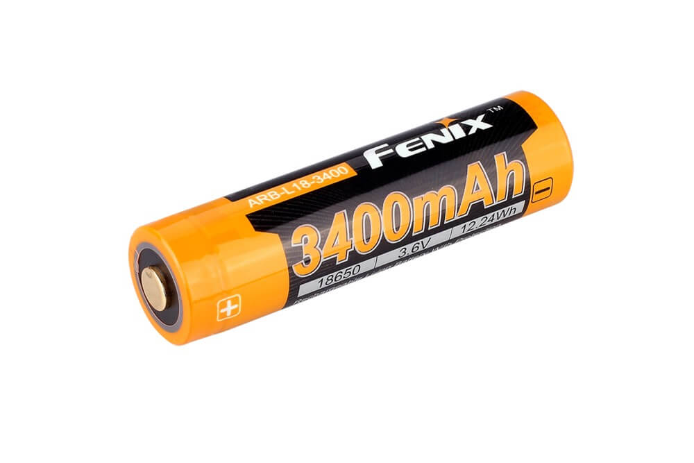 Fenix ARB-L18-3400mAh Rechargeable 18650 Battery – Fenix Store