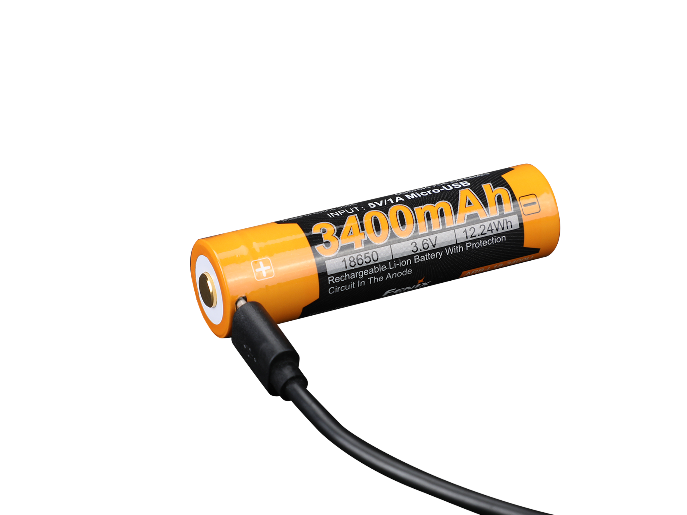 Fenix ARB-L18-3400U Micro-USB Rechargeable 18650 Battery – Fenix Store