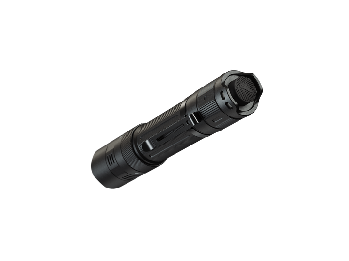 Fenix PD32R Flashlight as viewed from the back