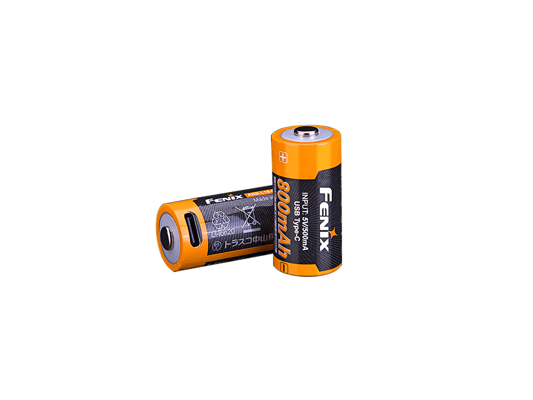 Fenix ARB-L16-800UP USB-C Rechargeable 16340 Battery – Fenix Store