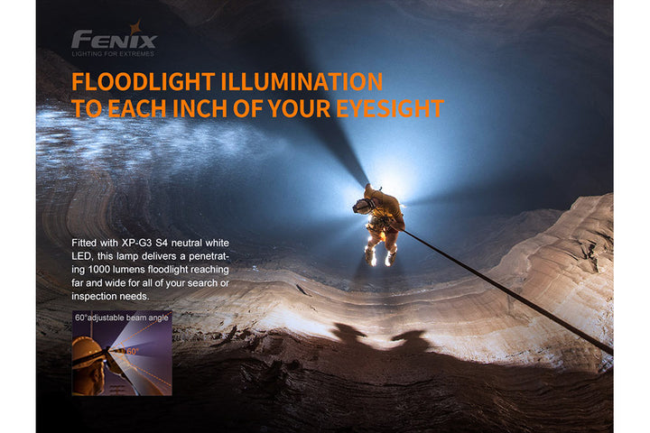 Fenix HP30R V2.0 LED Headlamp - 3000 Lumens