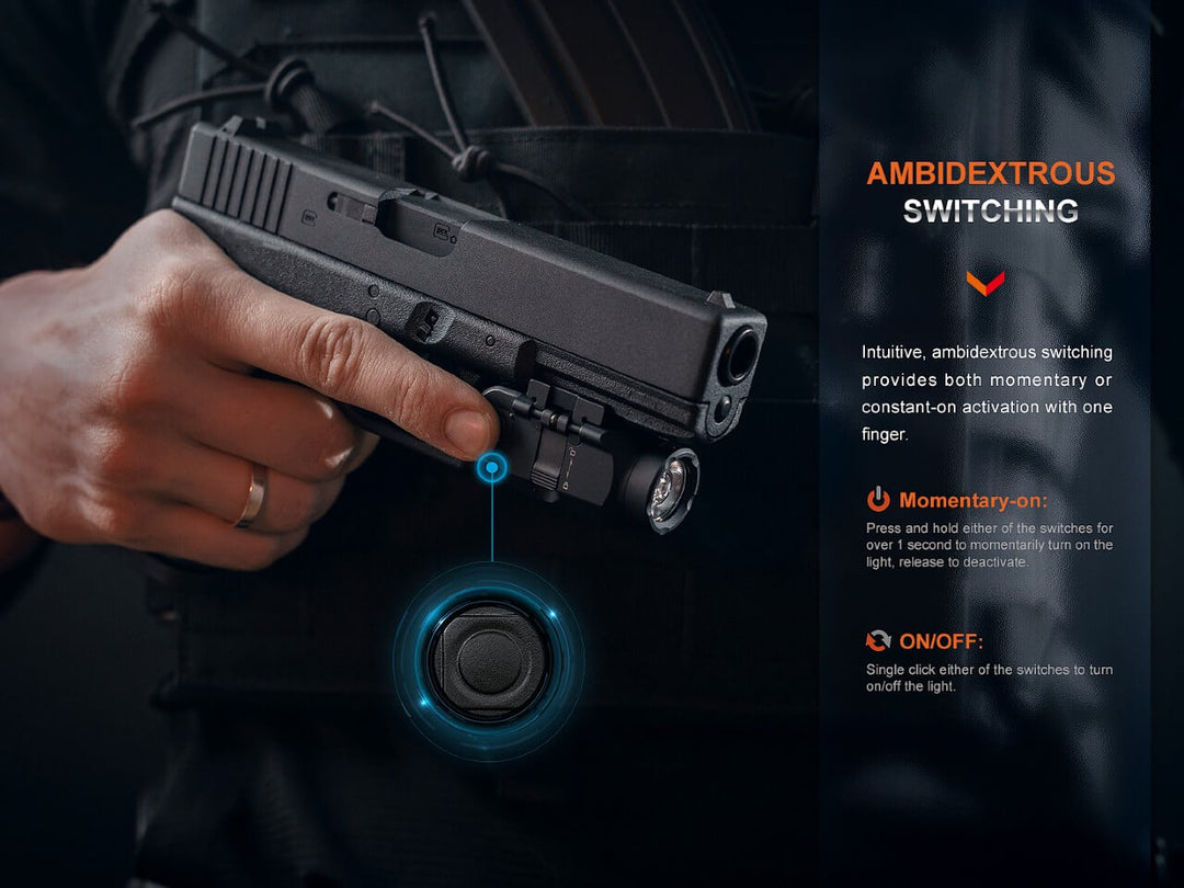 Fenix GL06 Pocket Pistol Tactical LED Light - 600 Lumens
