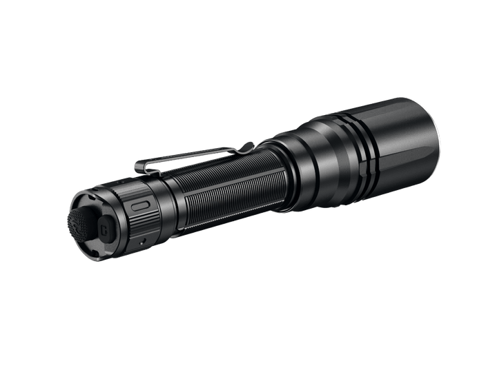 Fenix HT30R Flashlight as viewed from the back