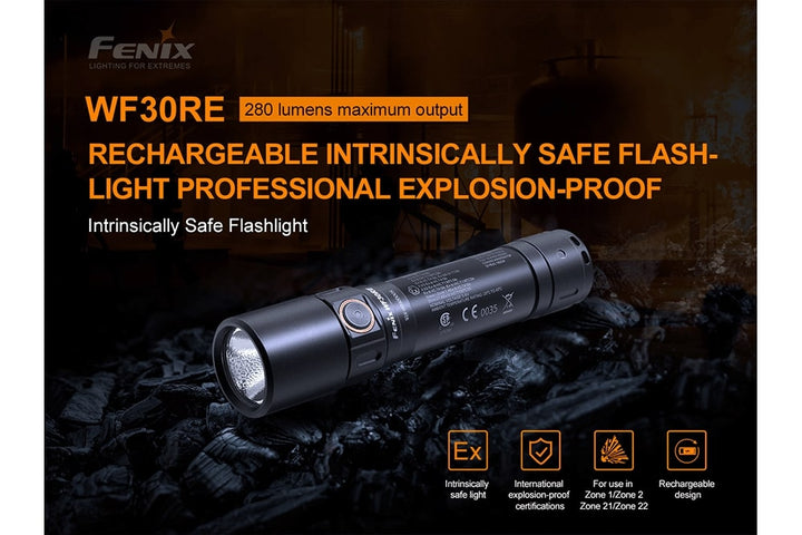 Fenix WF30RE explosion proof flashlight