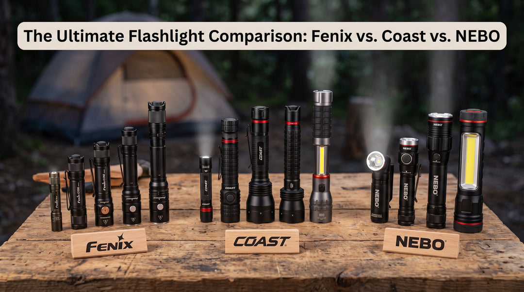 Fenix vs. Coast vs. NEBO Flashlights: Which Brand Is Worth Your Money?