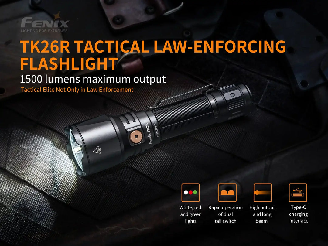 Introducing the Fenix TK26R: A Beacon of Reliability for the Tactical and Hunting Enthusiast