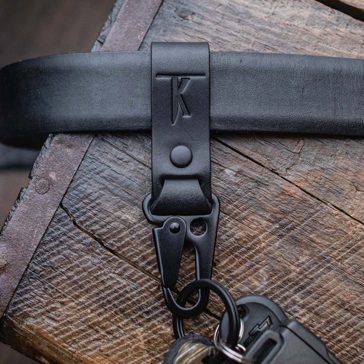 High Quality Handmade Leather Belt Key Loop