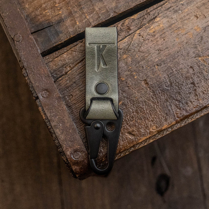 High Quality Handmade Leather Belt Key Loop