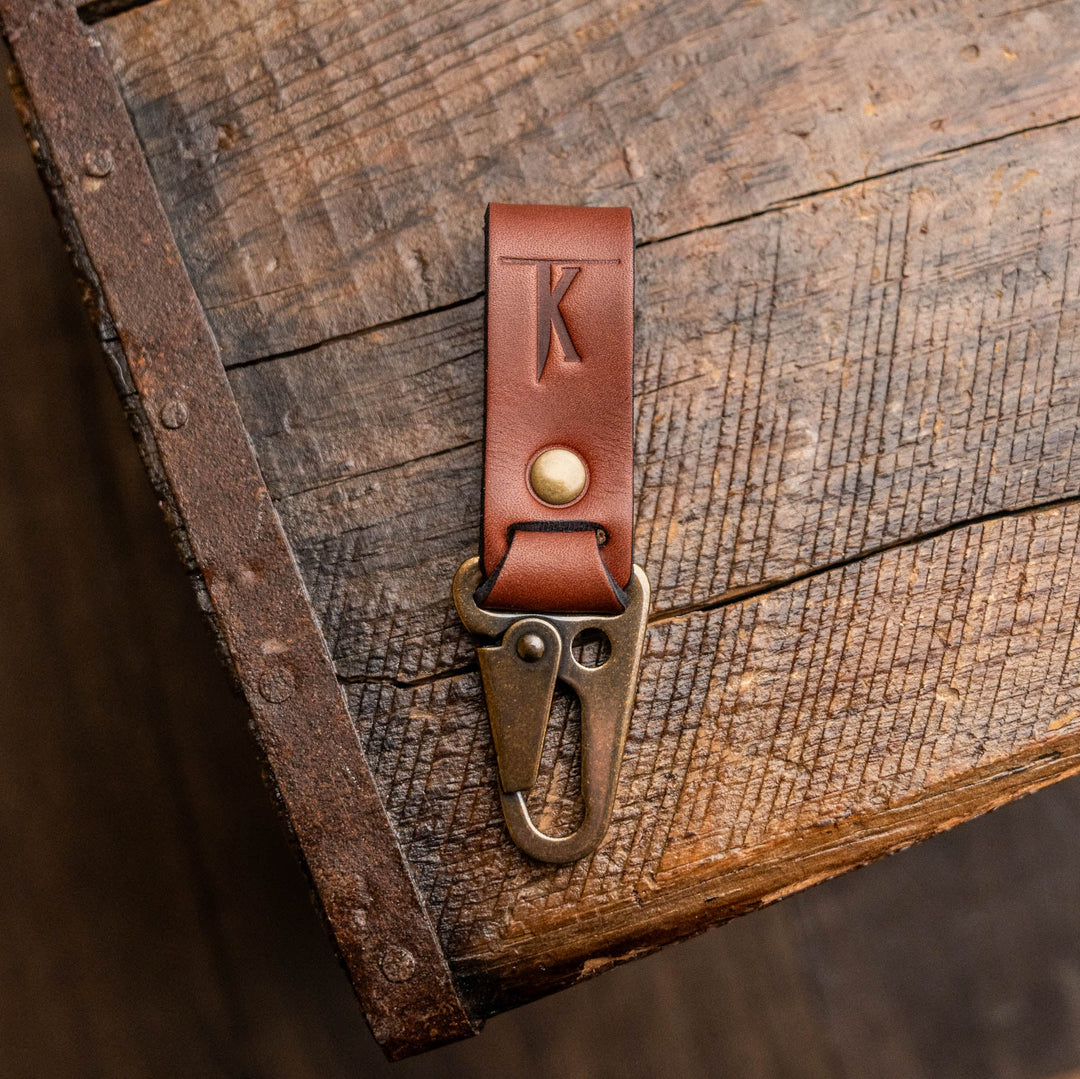 High Quality Handmade Leather Belt Key Loop