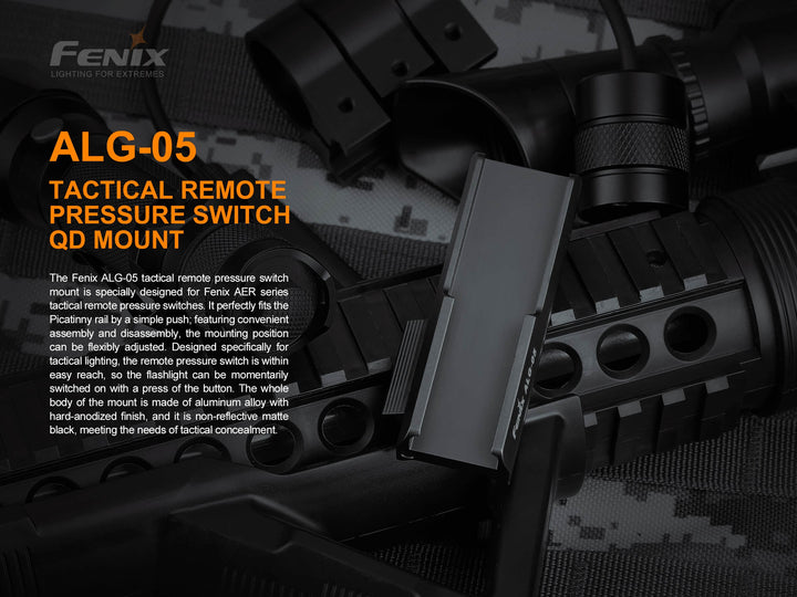 Fenix AER-03 V2 + ALG-05 Tactical Kit mount with weapon