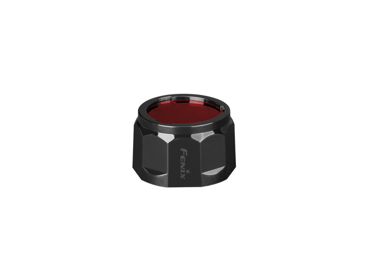 Fenix AOF-S+ V2 Red Filter Adapter on transparent background