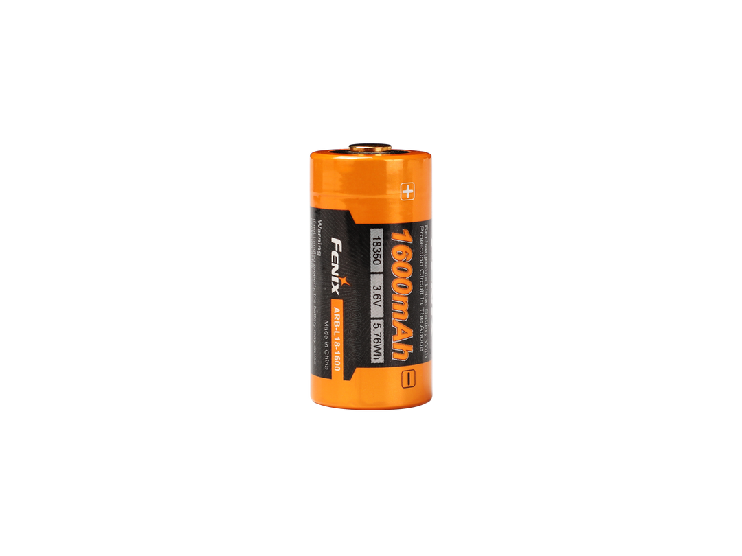 Fenix ARB-L18-1600 18350 rechargeable battery standing up