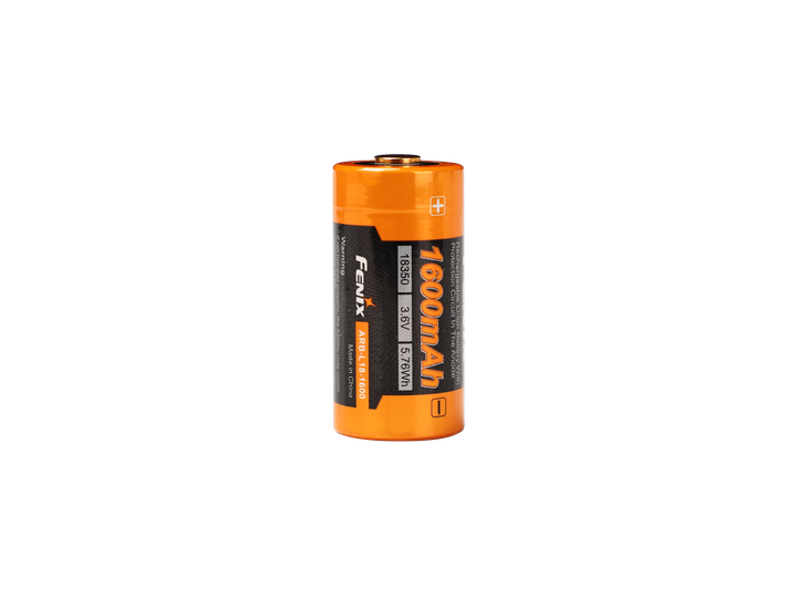 Fenix ARB-L18-1600 18350 rechargeable battery standing up