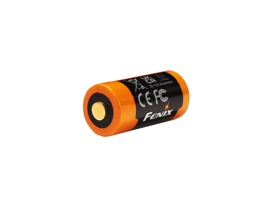 Fenix ARB-L18-1600 18350 rechargeable battery on its side