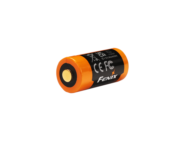 Fenix ARB-L18-1600 18350 rechargeable battery on its side