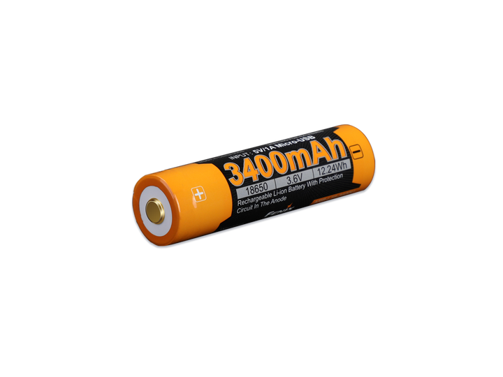 Fenix ARB-L18-3400U rechargeable battery viewed from the side