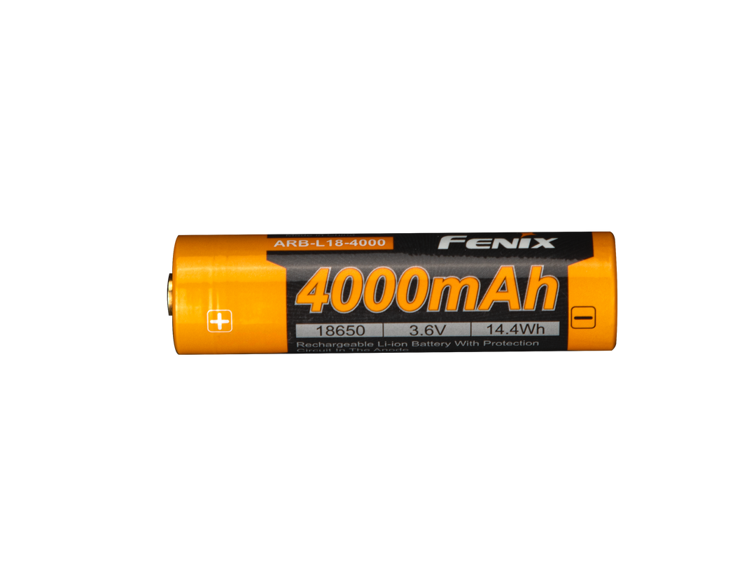 fenix flashlight 18650 battery Fenix ARB-L18-4000 High-Capacity 18650 Battery