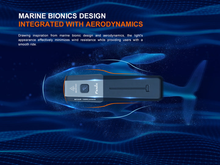 Fenix BC22R Bike Light aerodynamics