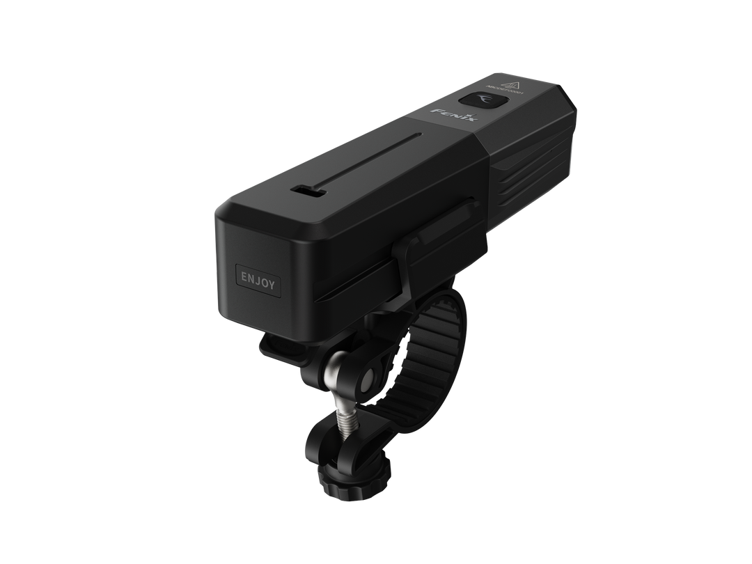 Fenix BC22R Bike Light as viewed from a back-right angle