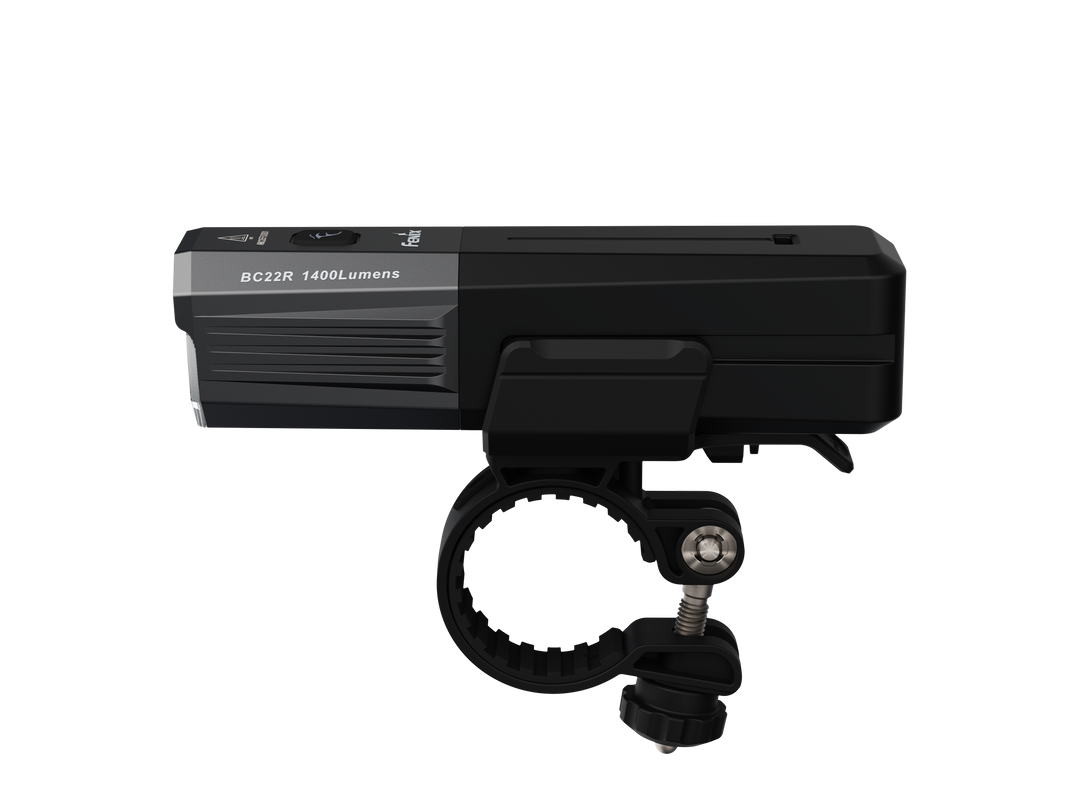 Fenix BC22R Bike Light as viewed from the left side