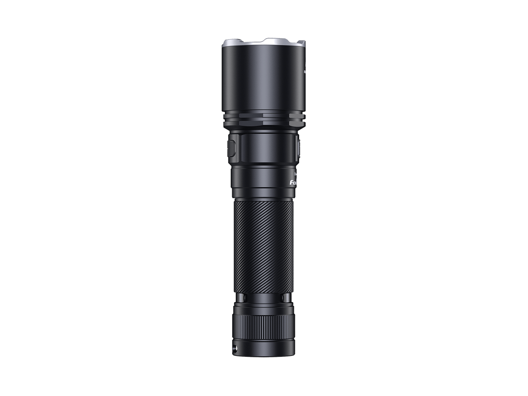 Black Fenix C7 Pro Quick-Charging Work Flashlight on a transparent background