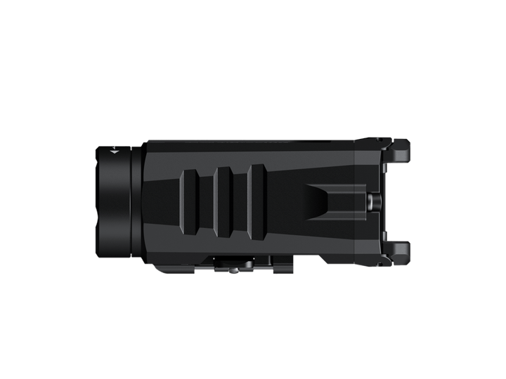Fenix GL07 flashlight as viewed from the bottom