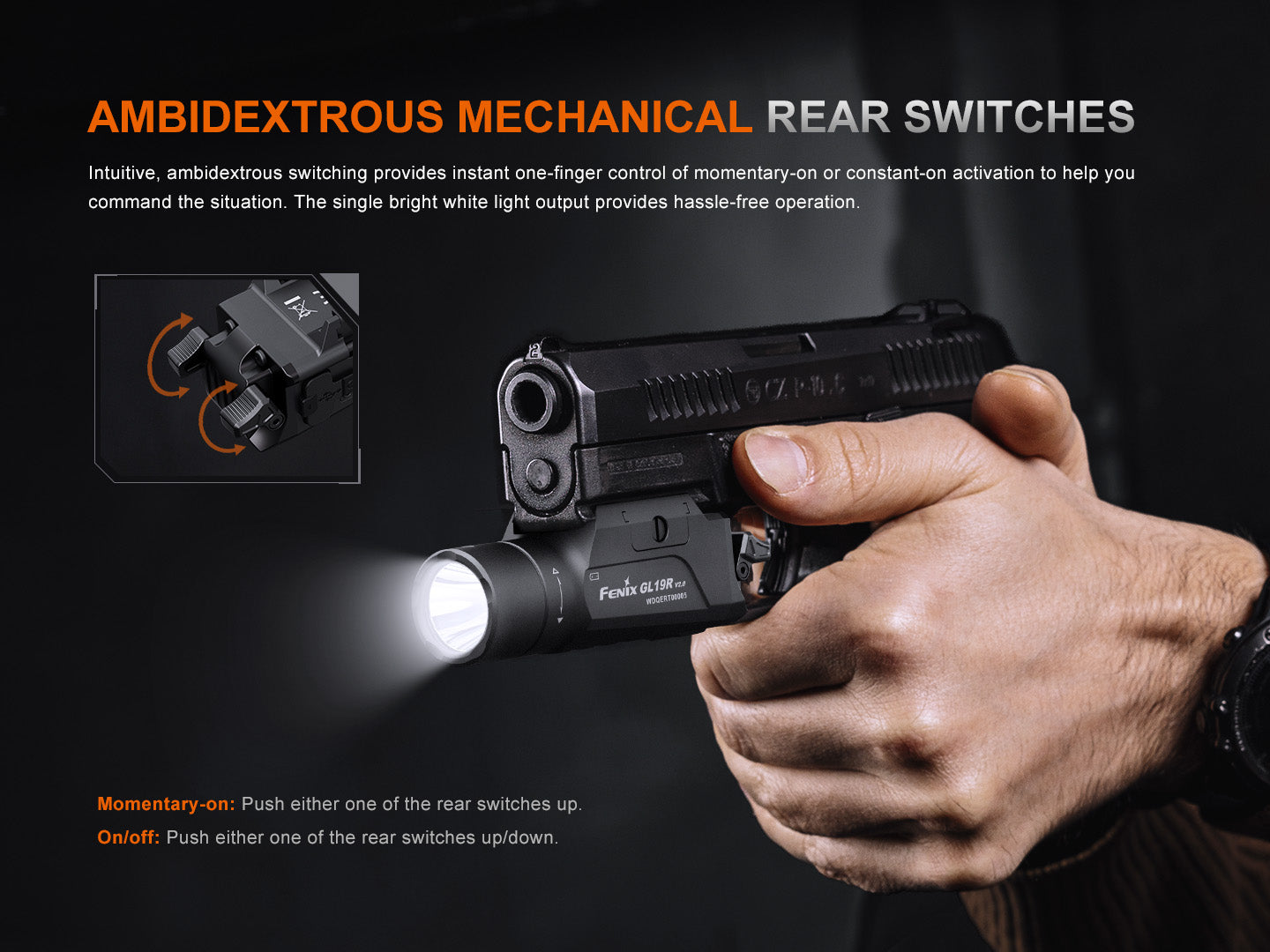 Fenix GL19R V2 Modular Switch Mounted Light – Fenix Store