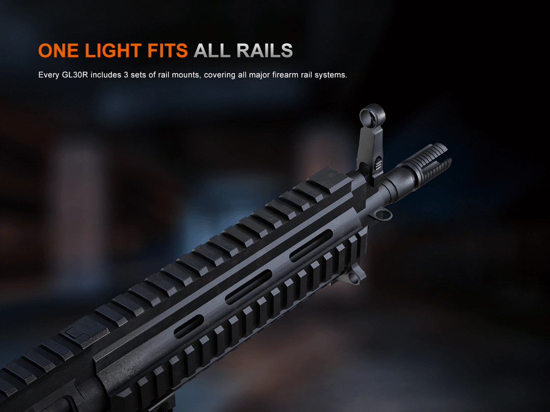 Fenix GL30R Rail-Mounted High-Intensity Tactical Light with AER-07 Rem – Fenix Store