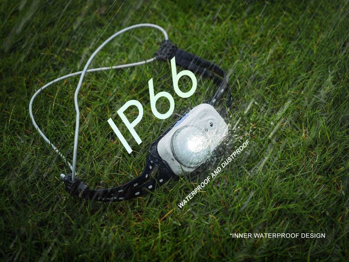 Fenix HL17R Multicolor Headlamp in the rain