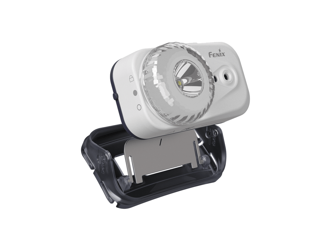 Fenix HL17R Multicolor Headlamp in white detached from the base