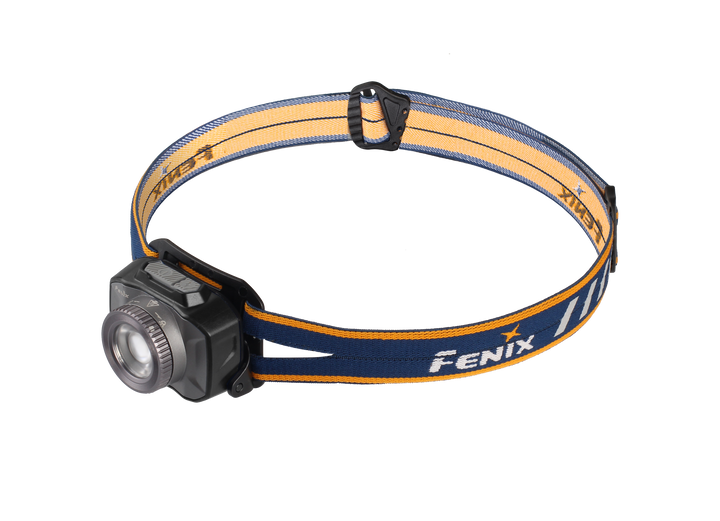 Fenix HL40R focusable headlamp as viewed from the side
