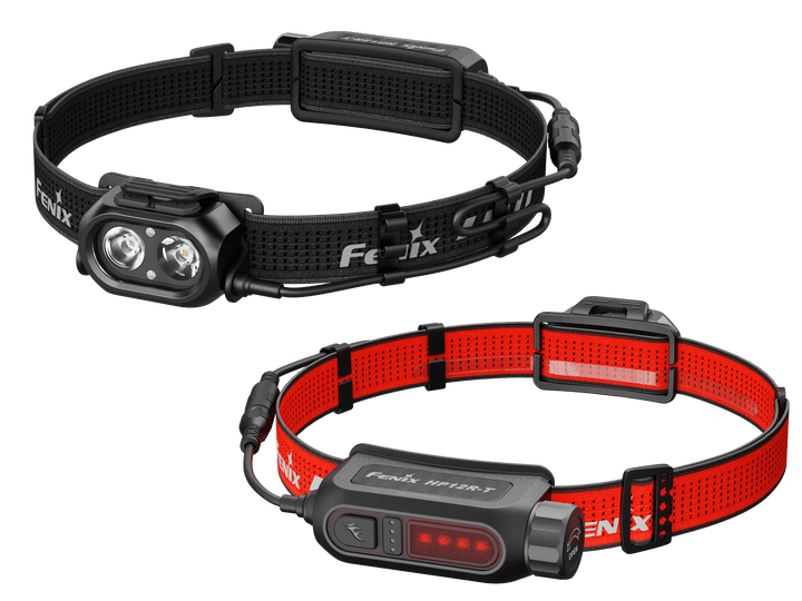 Fenix HP12R-T in both black and red colors