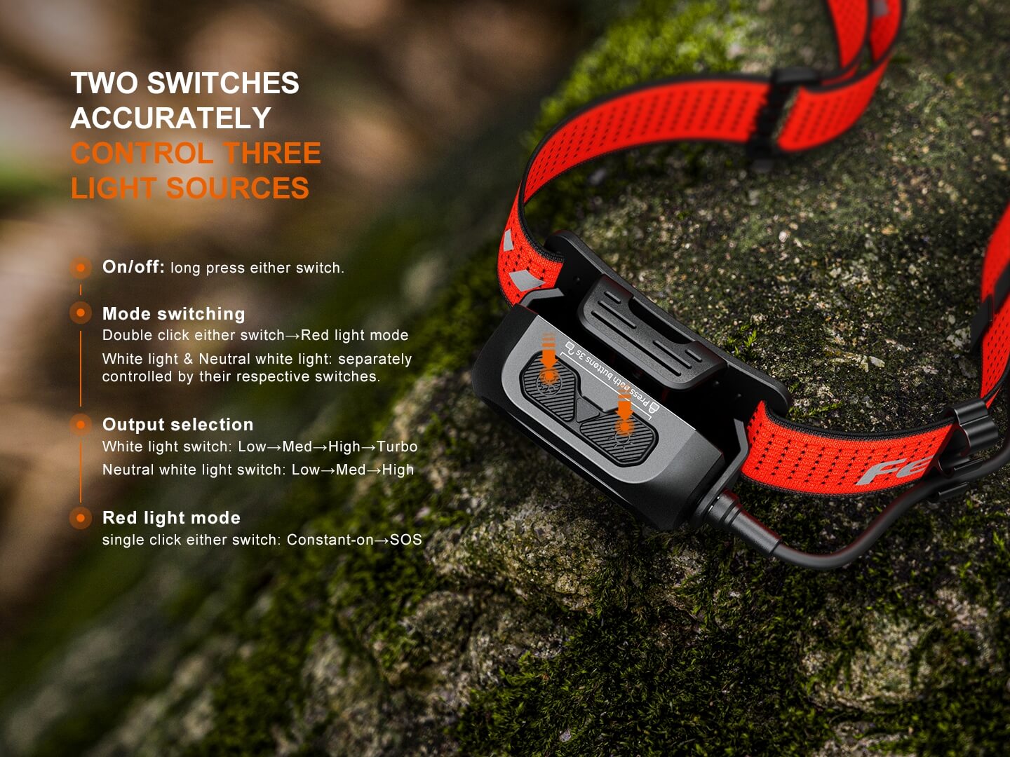 Fenix HP12R-T Balanced Trail Headlamp – Fenix Store