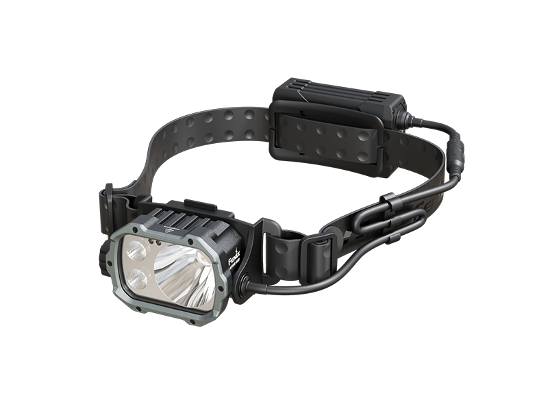 Fenix HP35R SAR version search and rescue headlamp with rubber headband