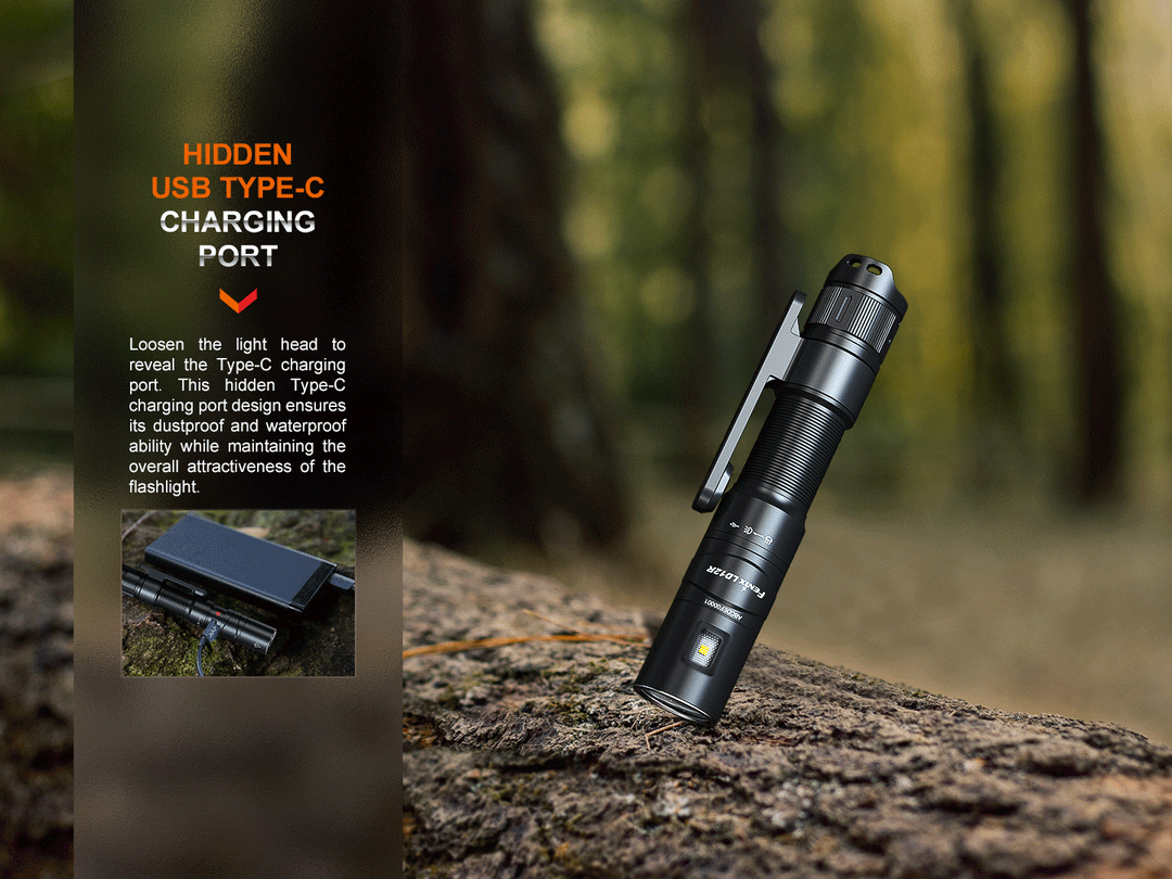 fenix 4 aa flashlight Fenix LD12R Rechargeable EDC Flashlight