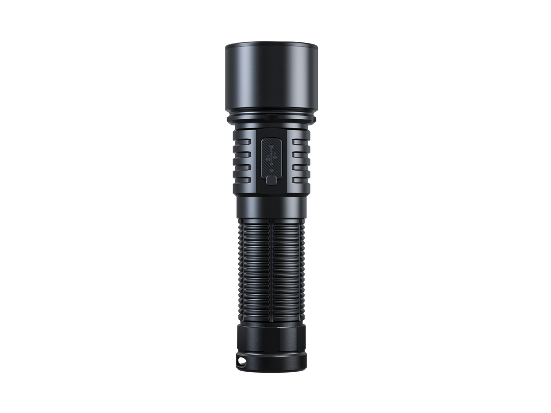 Fenix LD45R Digital Focus Flashlight viewed from below