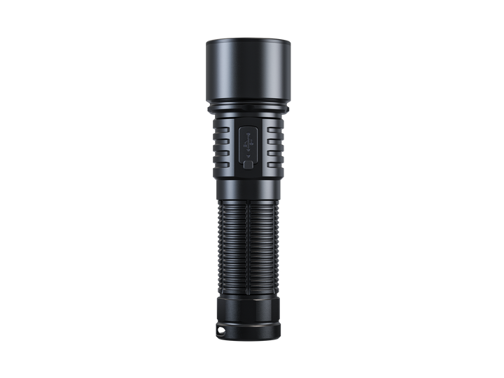 Fenix LD45R Digital Focus Flashlight viewed from below