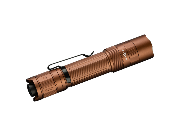 Fenix PD32R Flashlight in brown