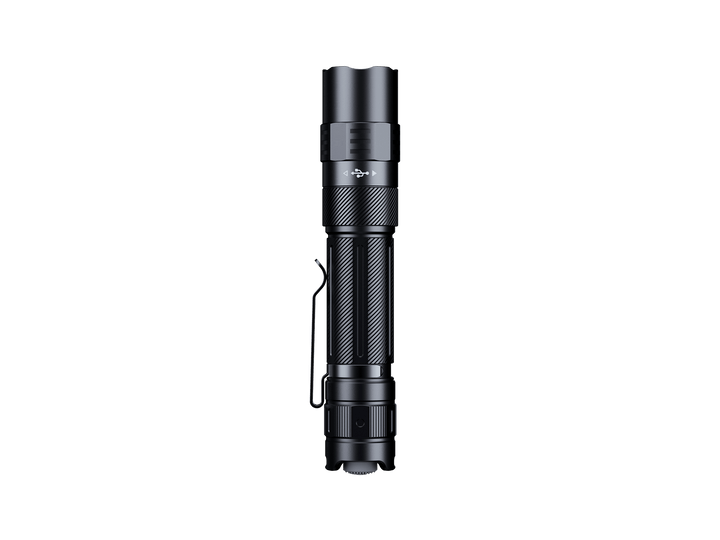 Fenix PD35R ACE Customizable Flashlight as viewed from below