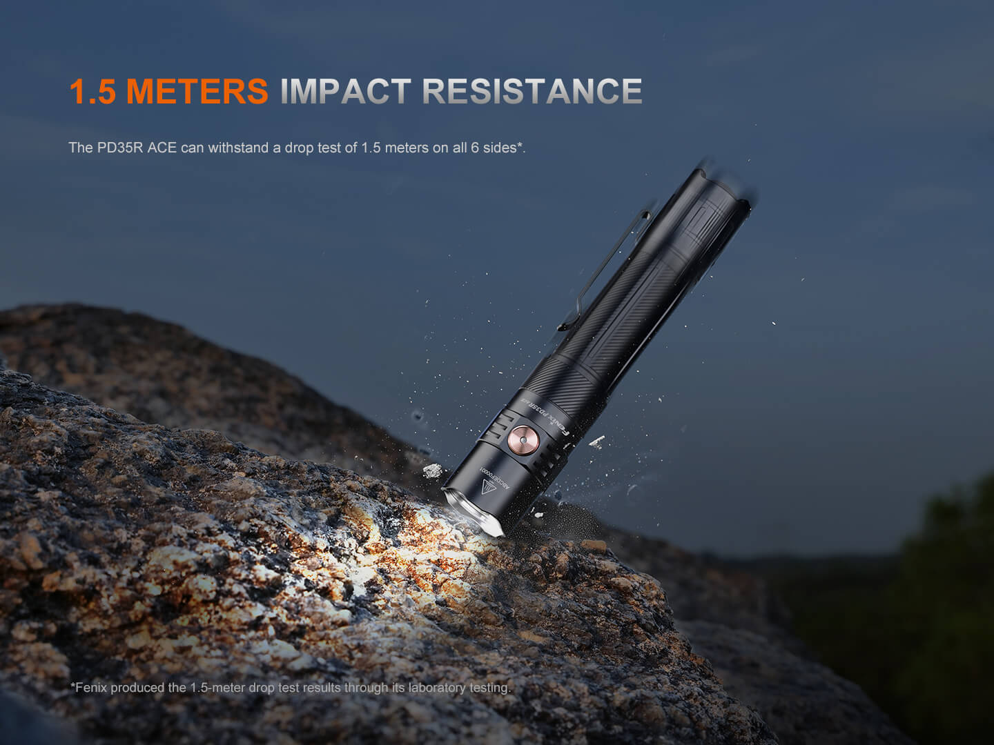 Fenix PD35R ACE Multi-mode Tactical Flashlight + FREE CL01 Mini