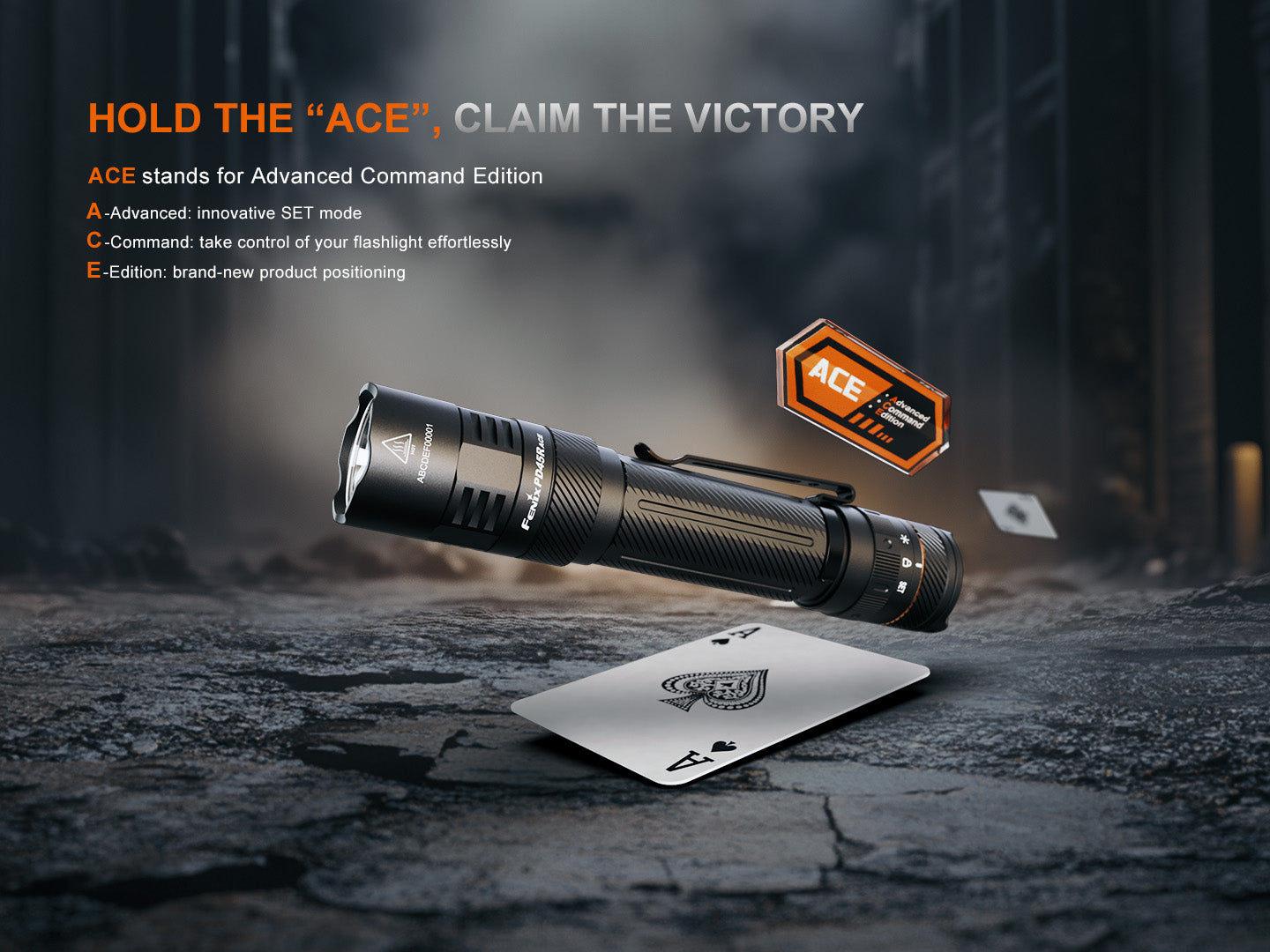 Fenix PD45R ACE | Shop Multi-Mode Tactical Flashlight - Fenix Store