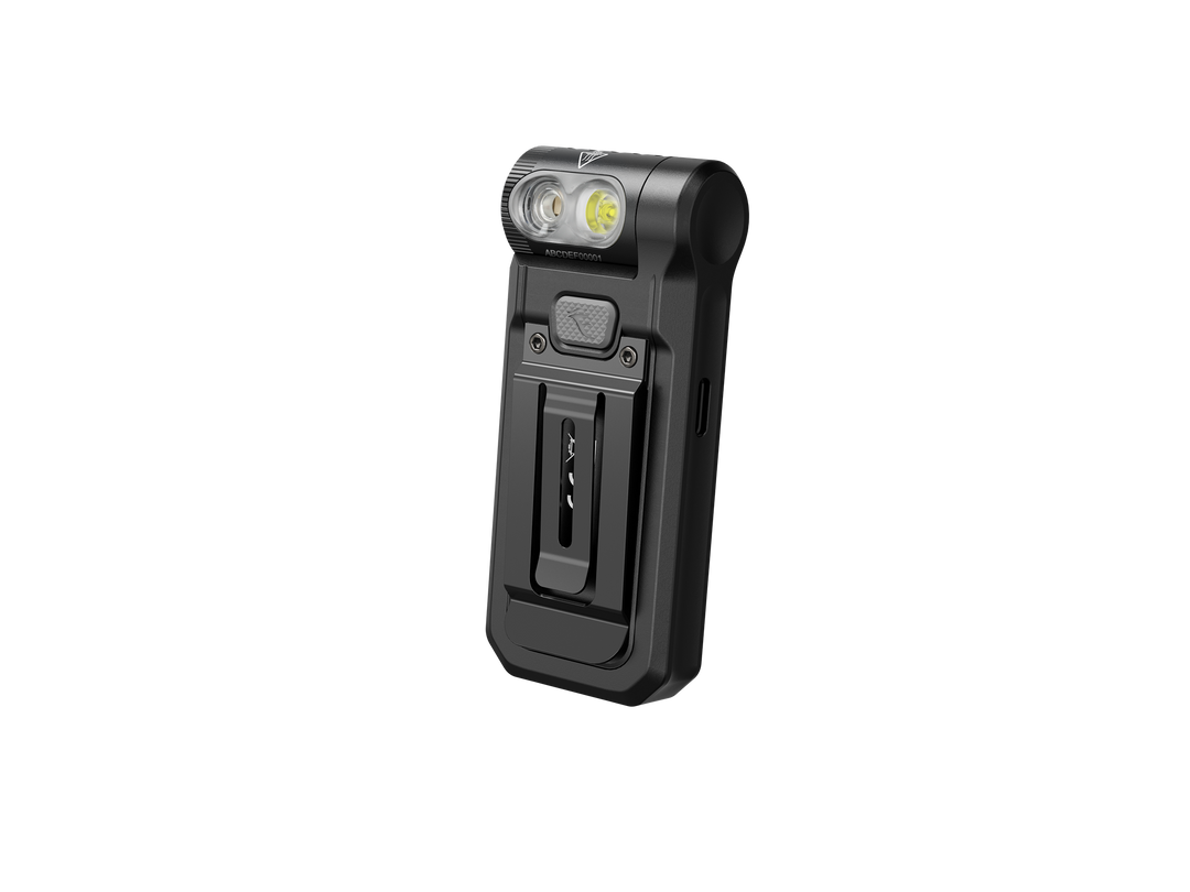 Fenix SW05R Clip Light pocket clip view