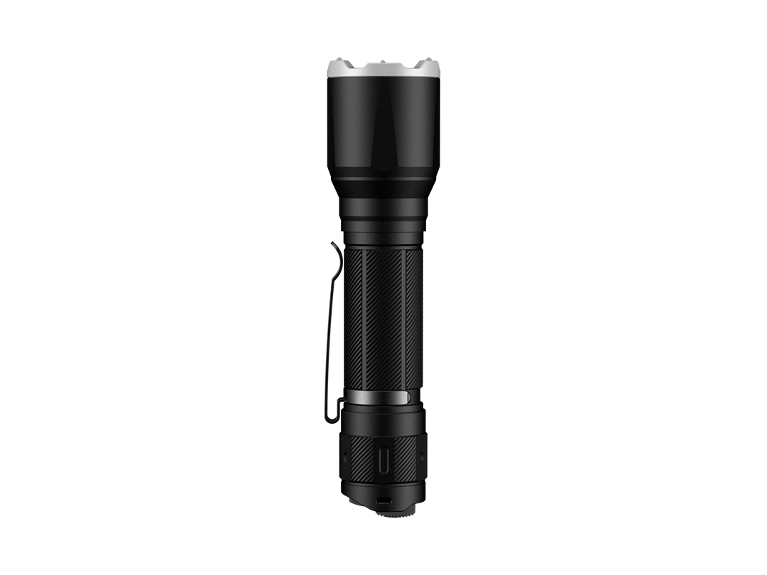 Fenix TK17 Tactical Flashlight as viewed from the bottom