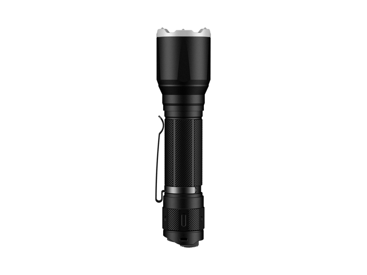 Fenix TK17 Tactical Flashlight as viewed from the bottom