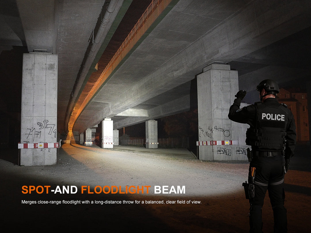 Fenix TK25R Tactical Flashlight with UV, Red, and Red/Blue Flash Options