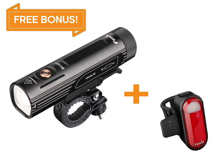 Fenix BC26R LED Bike Light + FREE BC05R V2 Tail Light Bundle -- OPEN BOX