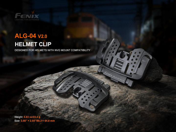 Fenix ALG-04 V2 NVG Helmet Mount Headlamp Clip - Fenix Store