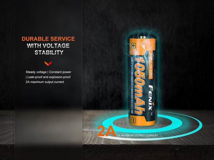 Fenix ARB-L14-1050 3.6v Rechargeable Li-ion AA Battery - Fenix Store