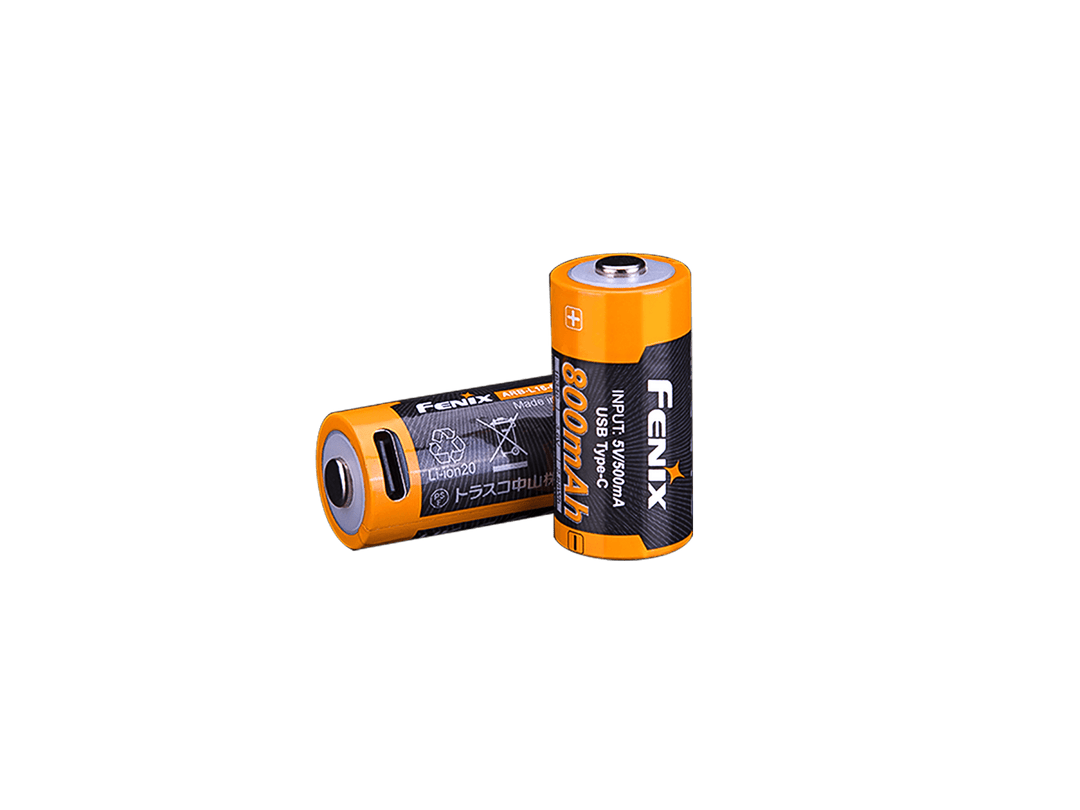 Fenix ARB-L16-800UP USB-C Rechargeable 16340 Battery - Fenix Store