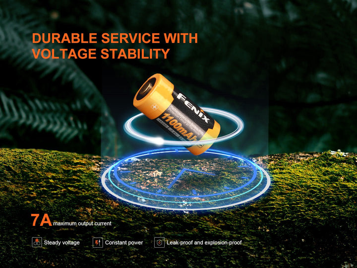 Fenix ARB-L18-1100 Rechargeable 18350 Battery - Fenix Store